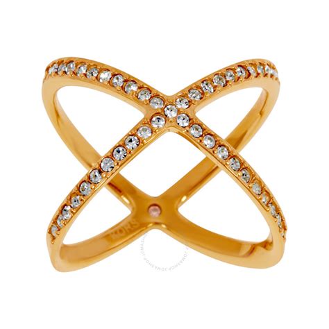 michael kors criss cross ring|Pavé Gold.